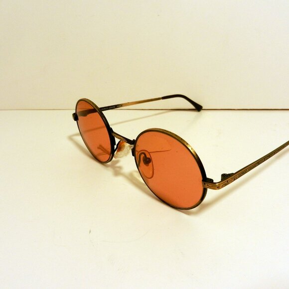 Giorgio Armani 128 705 Antique Gold Metal Brown Tortoise Plastic Sunglasses 3561 - Picture 10 of 12